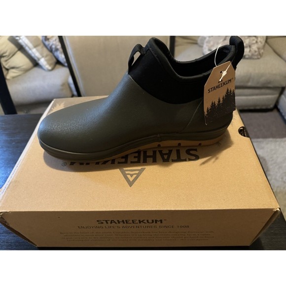 Staheekum Rain Boots Men Olive Size  8 - Picture 1 of 6